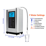 , Healthy Living Advisor, Alkaline Water Ionizer Hydrogen-Rich Filtration Machine for Home - 24HourShoppe.net