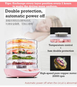 5 Tray Food Dehydrator, Healthy Living Advisor, 5 Tray Food Dehydrator - 24HourShoppe.net